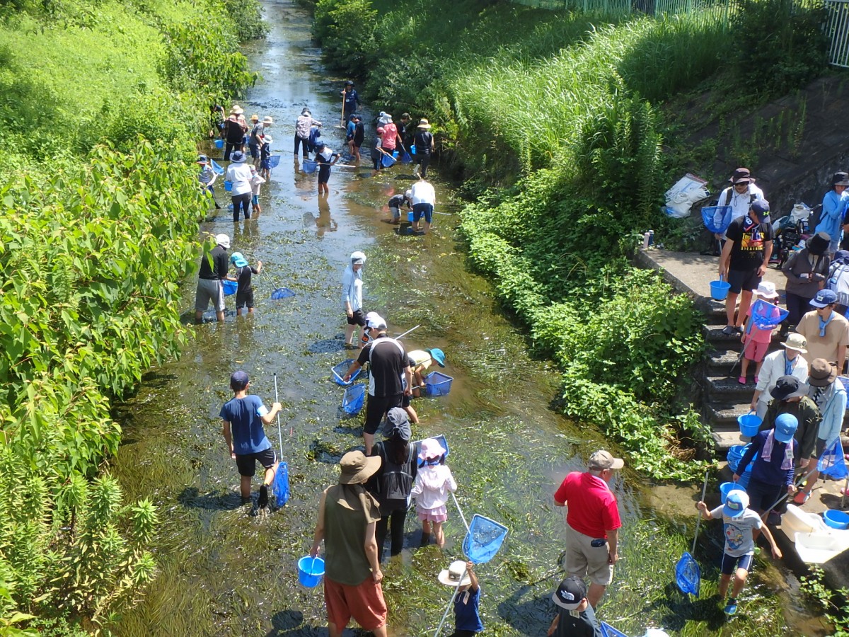 青空遊園　川に親しみ川を学ぶ！